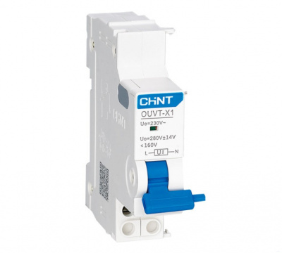 Фото OUVT-X1 расцепитель максимального/минимального напряжения для NXB-63 (CHINT) ЭТК Оникс